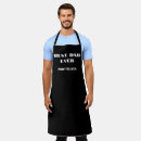 Search for for fathers day aprons Black and white
