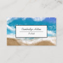 Search for seaside business cards Beach