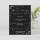Search for black and silver christmas invitations Unique