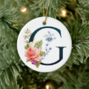 Search for letter g christmas tree decorations Elegant