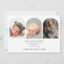Search for photo collage birth announcement cards Girl