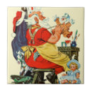 Search for vintage christmas santa tiles Claus