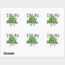 Search for funny half marathon stickers Runner