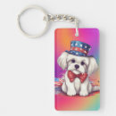 Search for cute holiday rectangular key rings Dog