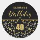 Search for gold balloon stickers Forty