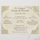 Search for bow and ribbon wedding programmes Vintage