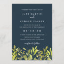 Search for botanical foliage wedding invitations Modern