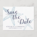 Search for starfish save the dates Blue