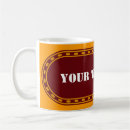 Search for orange and brown mugs Background