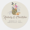 Search for florida wedding stickers Pineapple