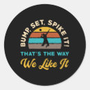 Search for volleyball spike stickers Beach