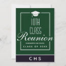 Search for green class reunion invitations High school