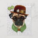 Search for steampunk postcards Pug