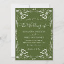 Search for moss green wedding invitations Boho