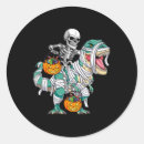 Search for scary dinosaur stickers Pumpkin