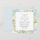 Search for blue hydrangea wedding invitations Rustic