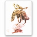 Search for vintage cowgirl stickers Americana