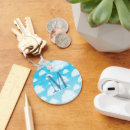 Search for blue sky with cloud key rings Modern