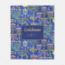 Search for hanukkah blankets Blue