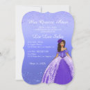 Search for purple dress invitations Mis quince anos