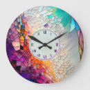 Search for stained glass pattern clocks Abstract