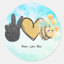 Search for bee art stickers Whimsical