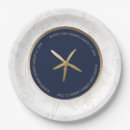 Search for beach baby shower plates Navy