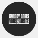 Search for nobody cares stickers Fitness