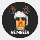 Search for funny reindeer stickers Xmas