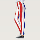 Search for red white blue leggings Striped