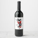 Search for butterfly wine labels Illustration