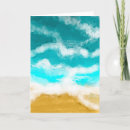Search for beach blank cards Turquoise