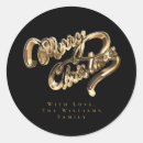 Search for gold foil look stickers Black and gold