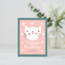 Search for girl and cat birthday cards Sweet