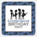 Search for science birthday stickers Aliens