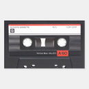 Search for red cassette tape stickers Music
