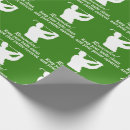 Search for christmas golf wrapping paper Santa