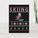 Search for funny skiing christmas cards Ski resort