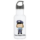 Search for police water bottles Cartoon