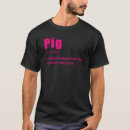 Search for pig mens tshirts Bacon