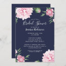 Search for pink peony bridal shower invitations Blush