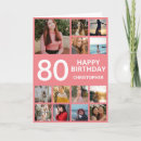 Search for 80th party cards Photo collage