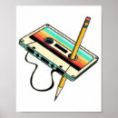 Search for vintage 80s cassette posters Retro