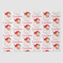 Search for christmas vintage tissue paper Santa