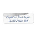 Search for navy blue and silver return address labels Bar mitzvah