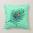 Search for peacock cushions Aqua