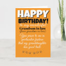 Search for grandson in law cards For him