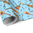 Search for guitar pattern wrapping paper Rock