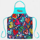Search for heart design aprons For her