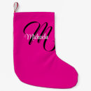 Search for modern christmas stockings Hot pink
